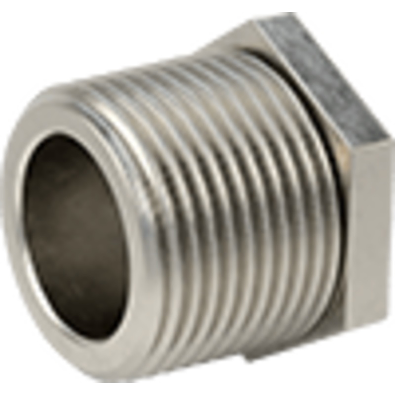 1 MNPT x 1/4 FNPT SS 304 Low Pressure Bushing Adapter Pipe Fitting