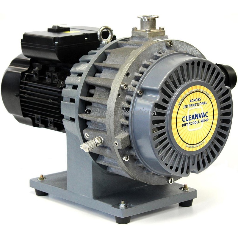 Ai CleanVac 11 cfm Oil Free Dry Scroll Pump w/ Fittings – 110v/220V