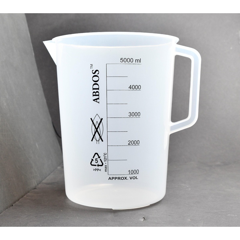 5000ml Polypropylene Beaker with Handle