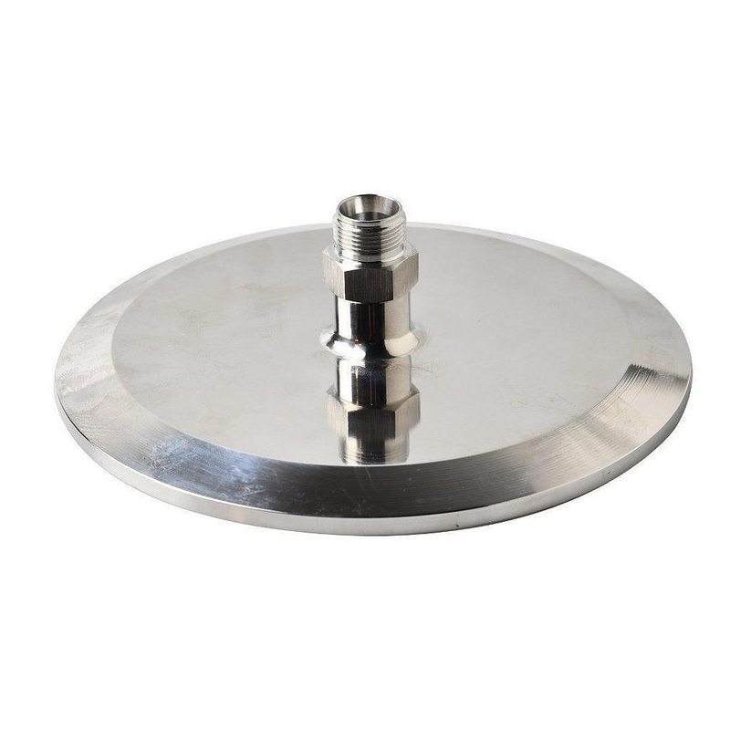 6 Flat End Cap w/ 1/2 Compression