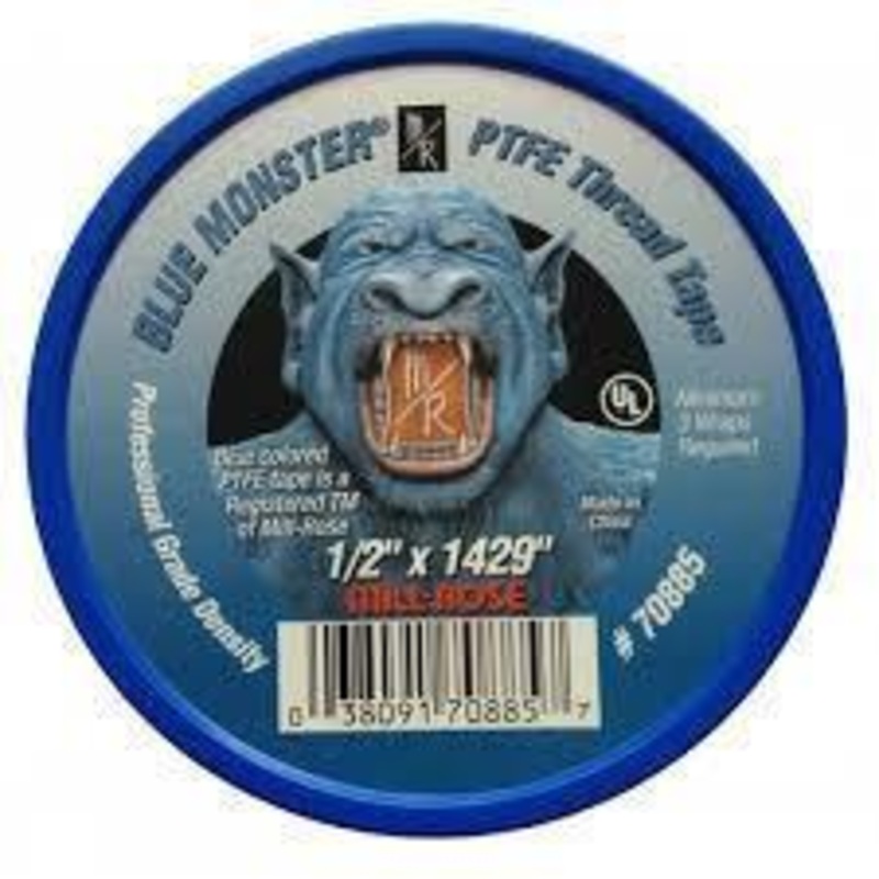 Blue Monster 1/2 x 1429 PTFE Thread Tape