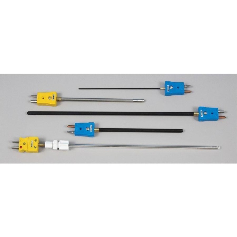 J-KEM Uncoated K-input Probes|24″|18″|12″