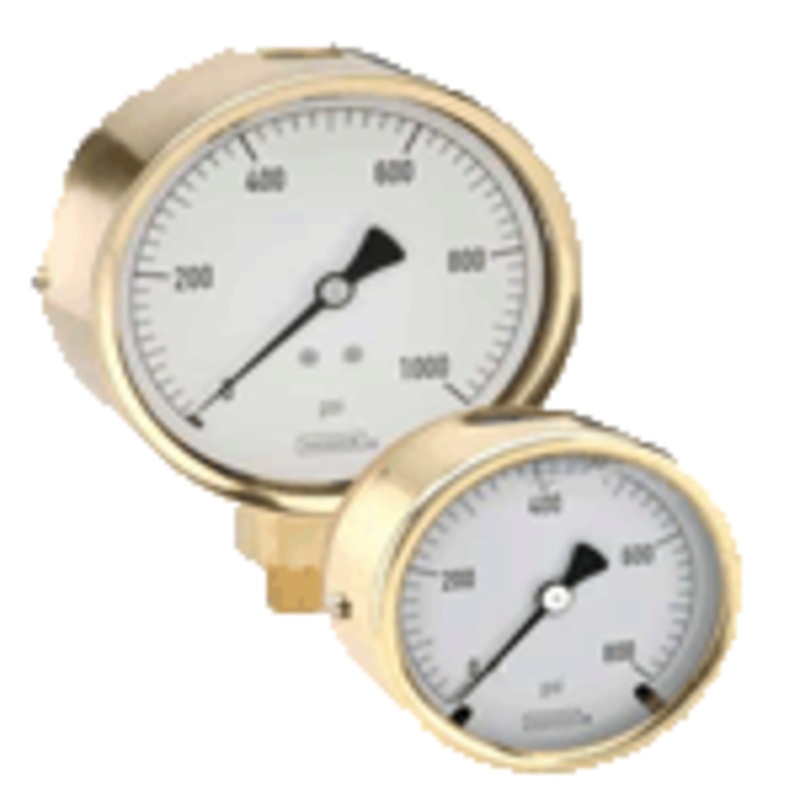 300 Series Brass Case Liquid Filled Pressure Gauges