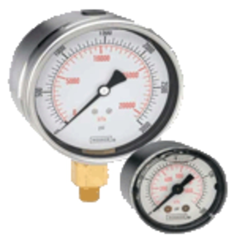 900 Series ABS & Stainless Steel Liquid Filled Pressure Gauges
