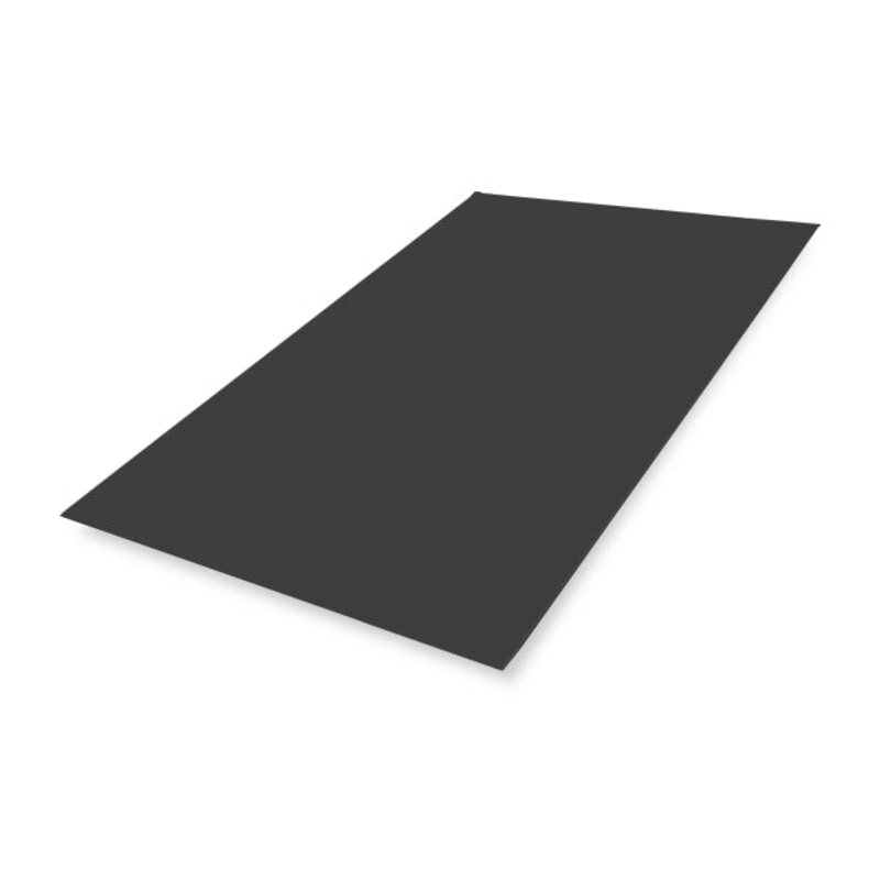 Flat Sheet – Matte Black – 24 Gauge – 42.75 x 120