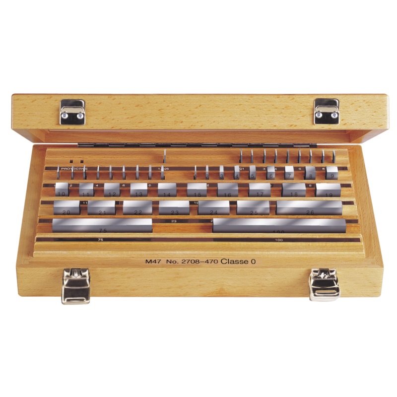 Gauge Block Set Metric 47 Piece Steel Grade 1 0651511021