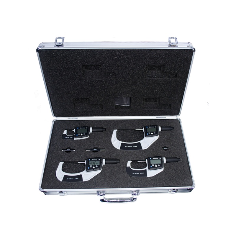 Bowers Digimic Digital Micrometer Set 0-100mm IP67 DMSET100