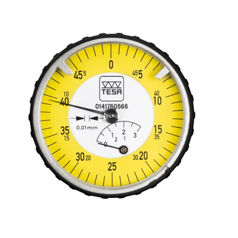 DTI with back mounted plunger, 0.01mm, 3mm  40 mm 0141760566