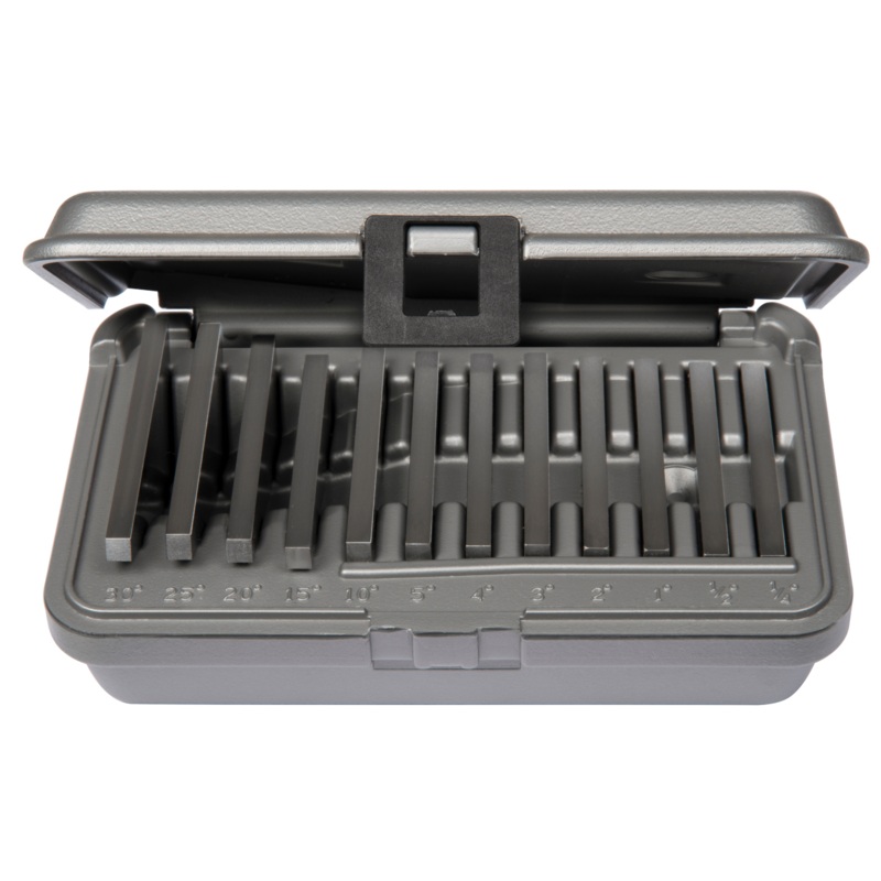 Set of 12 angle gauge blocks