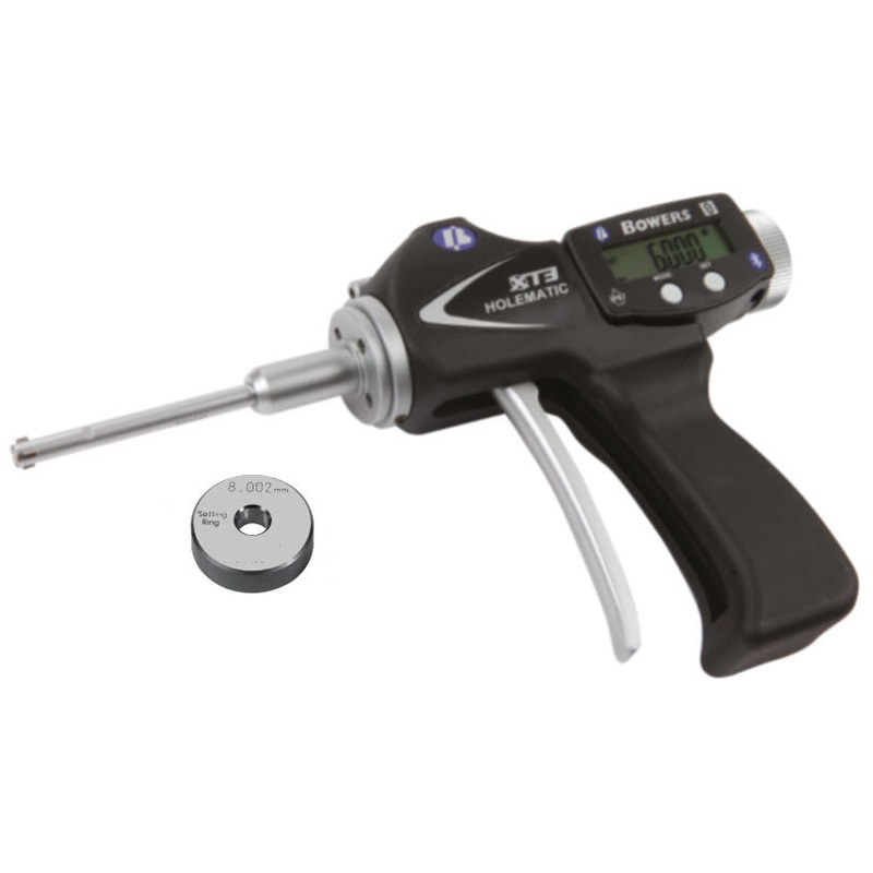Bowers Pistol Grip Digital Bore Gauge 6-8mm 1/4-5/16 XTH6M-BT