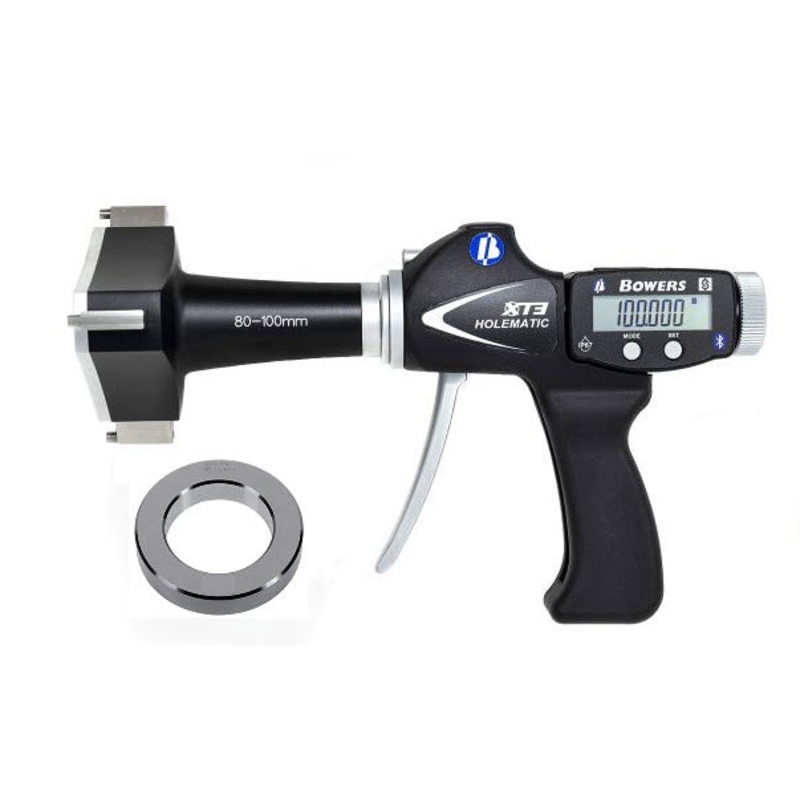 Bowers Pistol Grip Digital Bore Gauge 80-100mm /3.25-4 XTH80M-BT