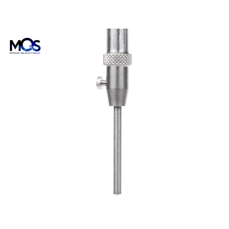 Hemispherical measuring insert with 4 interchangeable pins, steel, R = 1.5 mm