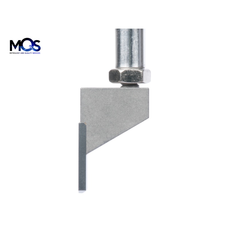 Insert with narrow and off-centre face, locknut for radial alignment, M2.5 L16 mm