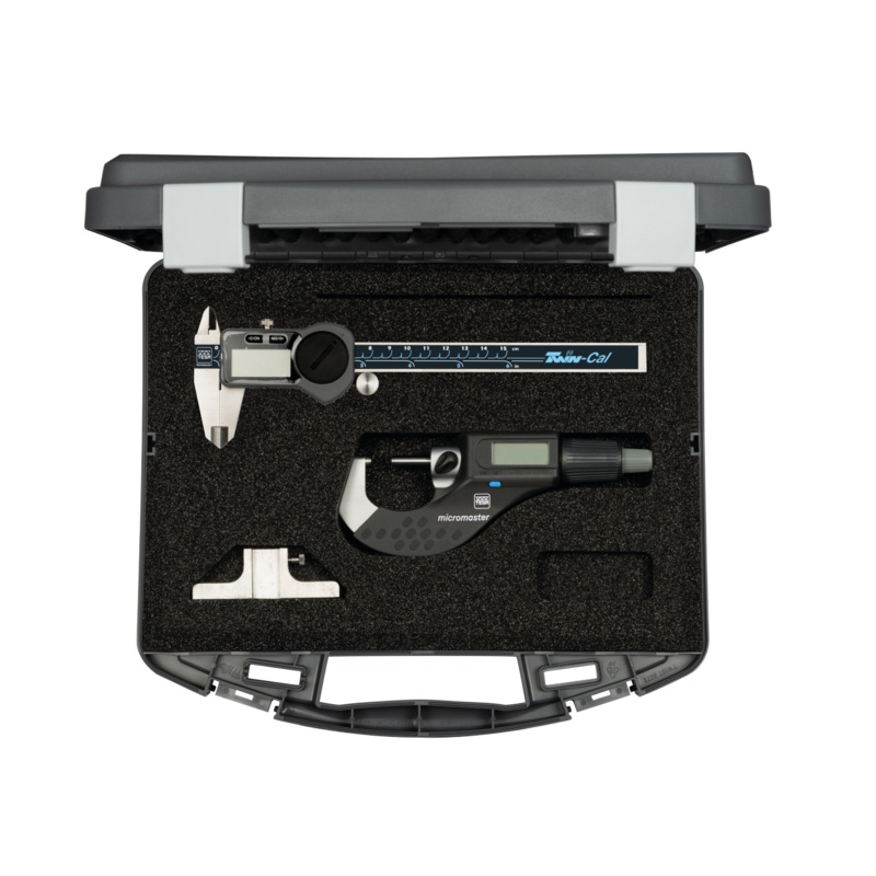 Micromaster Easy Digital Micrometer (0-30mm)+ TWIN-CAL Digital Caliper IP67 (0-150 mm)+ Depth Foot) 00531007