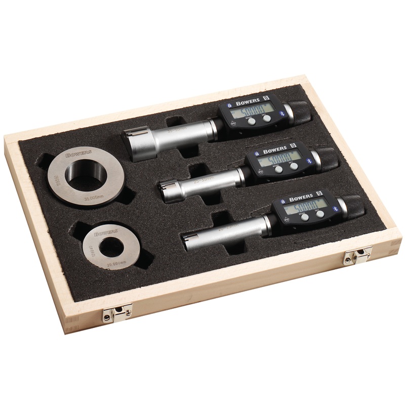 Bowers XT3 Digital Bore Gauge Set With Bluetooth  10-20mm SXTD4U-BT