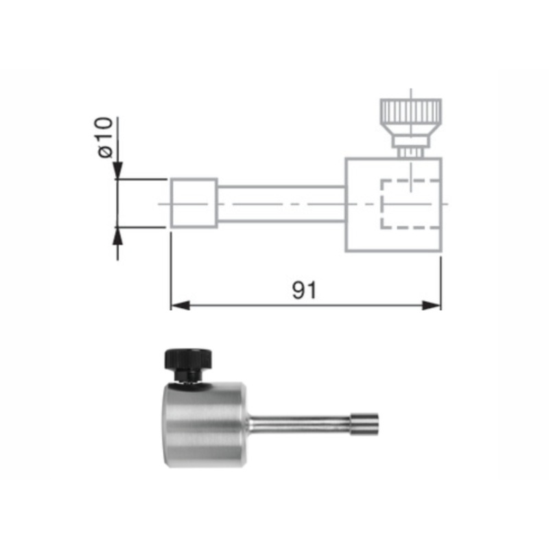 Cylindrical-shaped insert 10mm 00760093