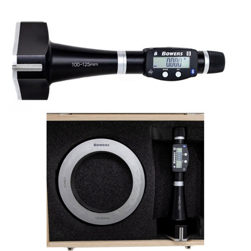 Bowers XT Digital Micrometer With Bluetooth 100-125mm XTD100M-BT