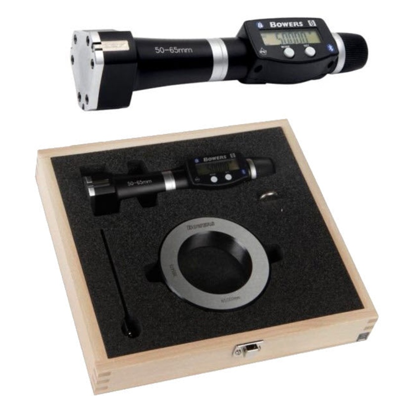 Bowers XT Digital Micrometer With Bluetooth 50-65mm XTD50M-BT