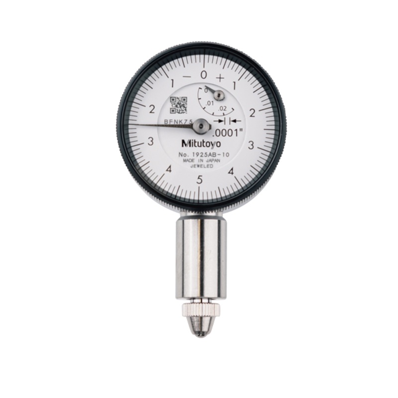Dial Gauge, Flat Back, ANSI/AGD Type Jewelled Bearing, 0,025, 0,0001 1925AB-10