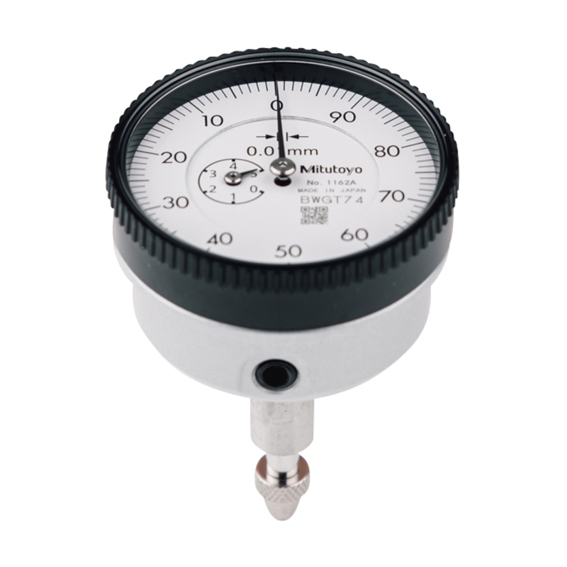 Dial Gauge, ISO Type Back Plunger Design, Reverse Dial Face, 5mm, 0,01mm 1162A