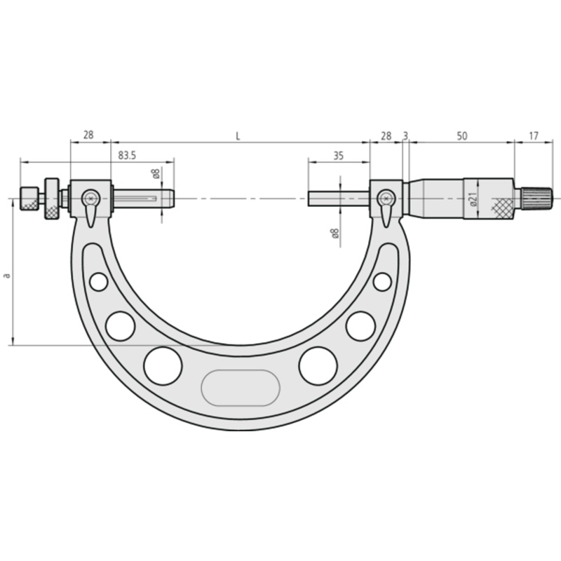 Mitutoyo Gear Tooth Micrometer 275-300mm 124-195