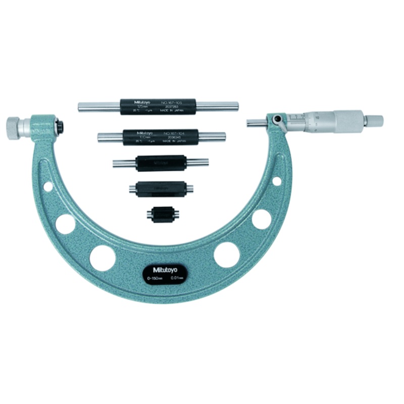 Mitutoyo Outside Micrometer Interchangeable Anvil 0-150mm 104-135A