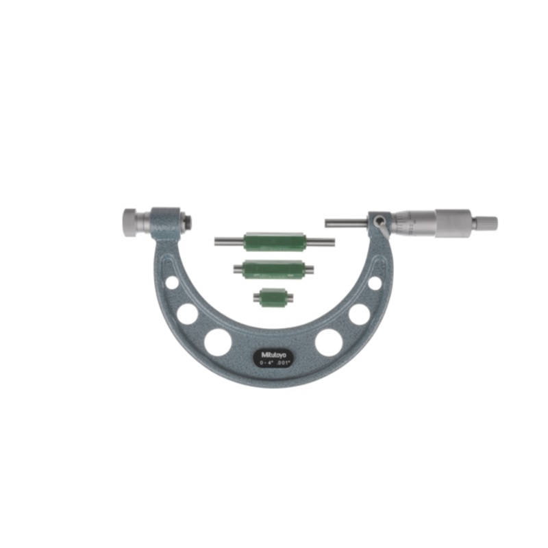 Mitutoyo Outside Micrometer Interchangeable Anvil 0-4 104-149