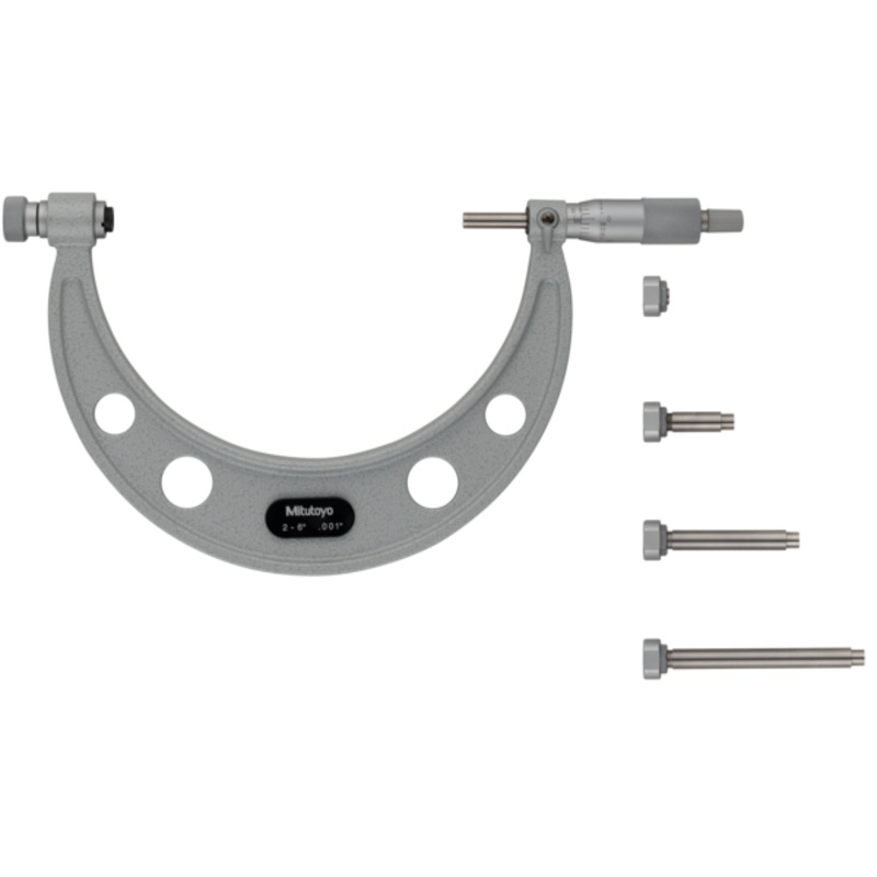 Mitutoyo Outside Micrometer Interchangeable Anvil 2-6 104-162