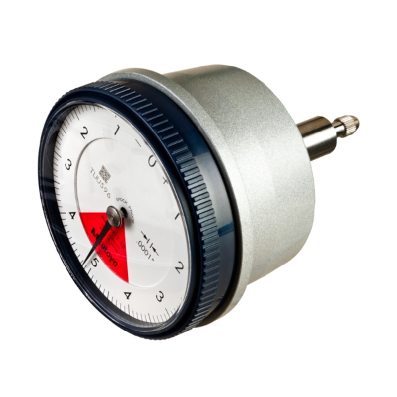 Dial Gauge, ANSI/AGD Type Back Plunger Design, One Revolution, Shockproof, 0,008, 0,0001 2991A-10