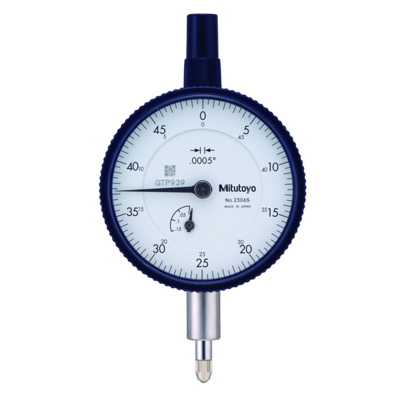 Dial Gauge, Flat Back, ANSI/AGD Type 0,125, 0,0005 2506AB