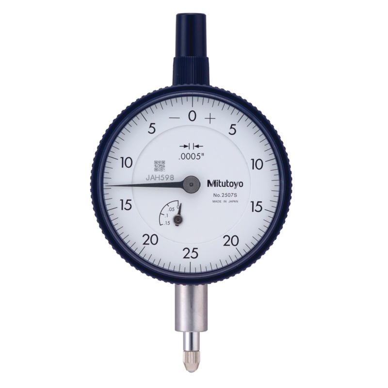 Dial Gauge, Flat Back, ANSI/AGD Type 0,125, 0,0005 2507AB