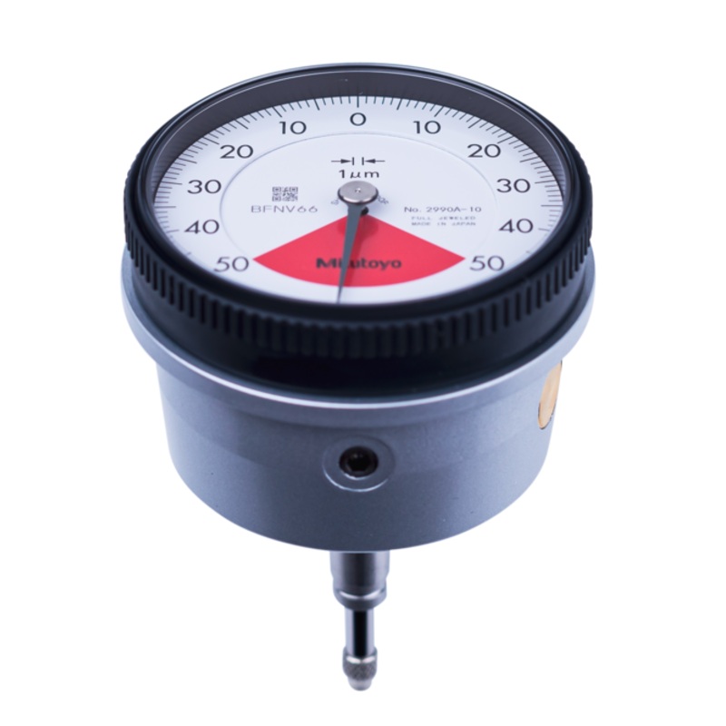 Dial Gauge, ISO Type Back Plunger Design, One Revolution, Shockproof, 0,1mm, 0,001mm 2990A-10