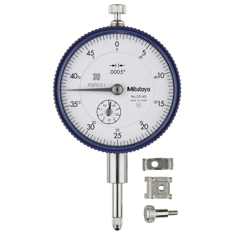 Dial Gauge, Lug Back, ANSI/AGD Type 0,5, 0,0005 2514A