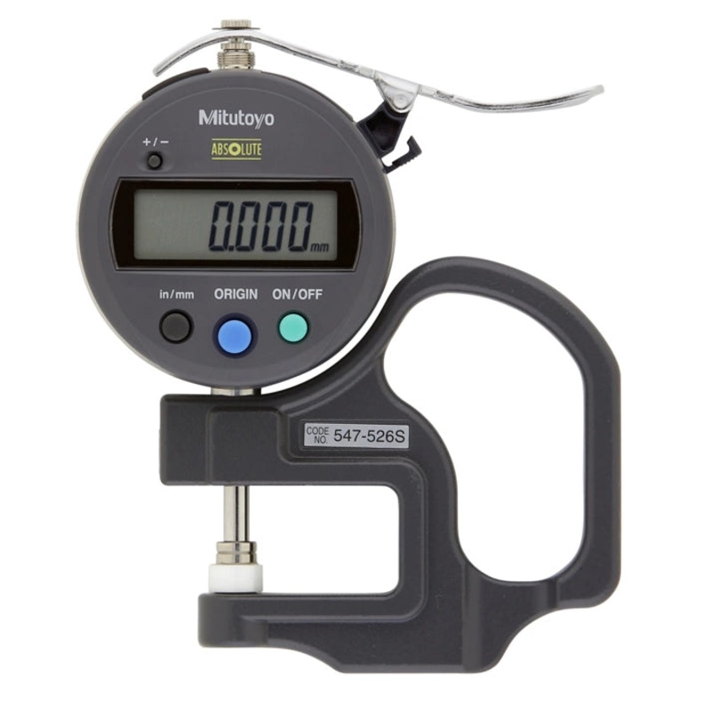 ABS Digital Thickness Gauge with ID-S Inch/Metric, 0-0,47, 0,0001, Standard 547-526S