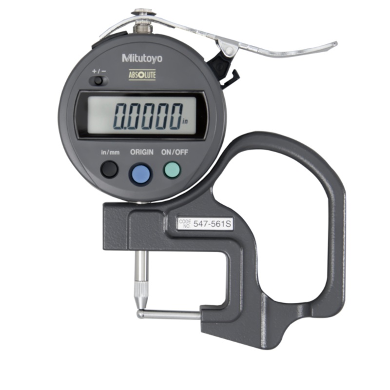 ABS Digital Thickness Gauge with ID-S Inch/Metric, 0-0,47, 0,0005, Tube Thickness 547-561S