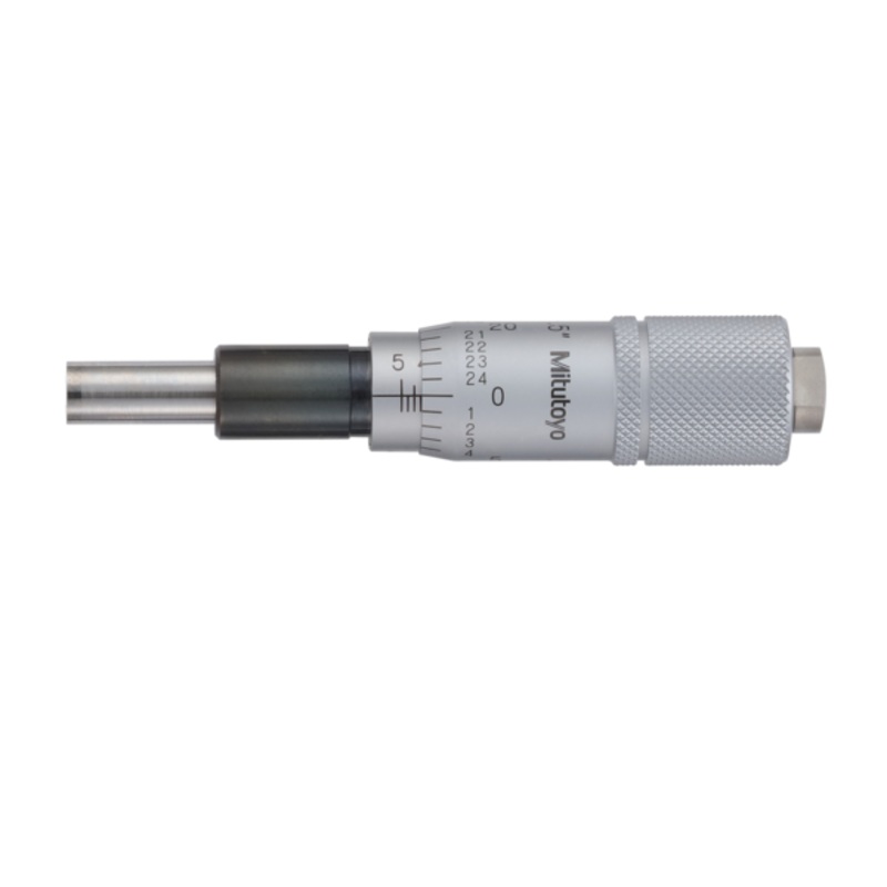Micrometer Head, Carbide Tipped Spindle Standard Type, 0-0,5, 0,001, Flat, Rev. Reading 149-831-10