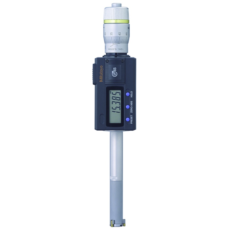 Mitutoyo Digital 3-Point Internal Micrometer 8-10mm, IP65, 468-162