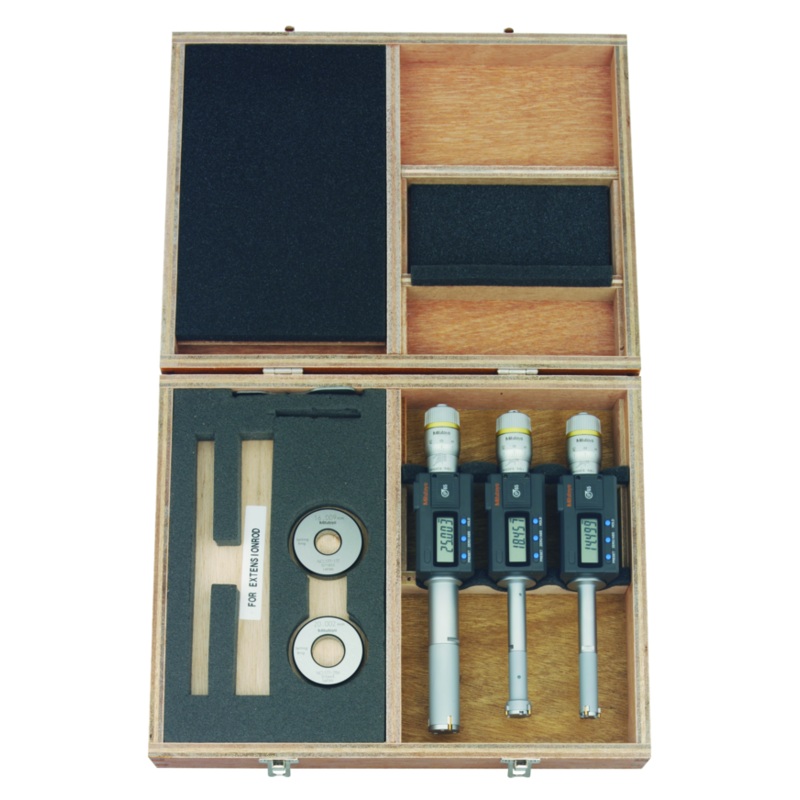 Mitutoyo Digital 3-Point Internal Micrometer Set 12-25mm, Complete Unit, IP65, 468-982
