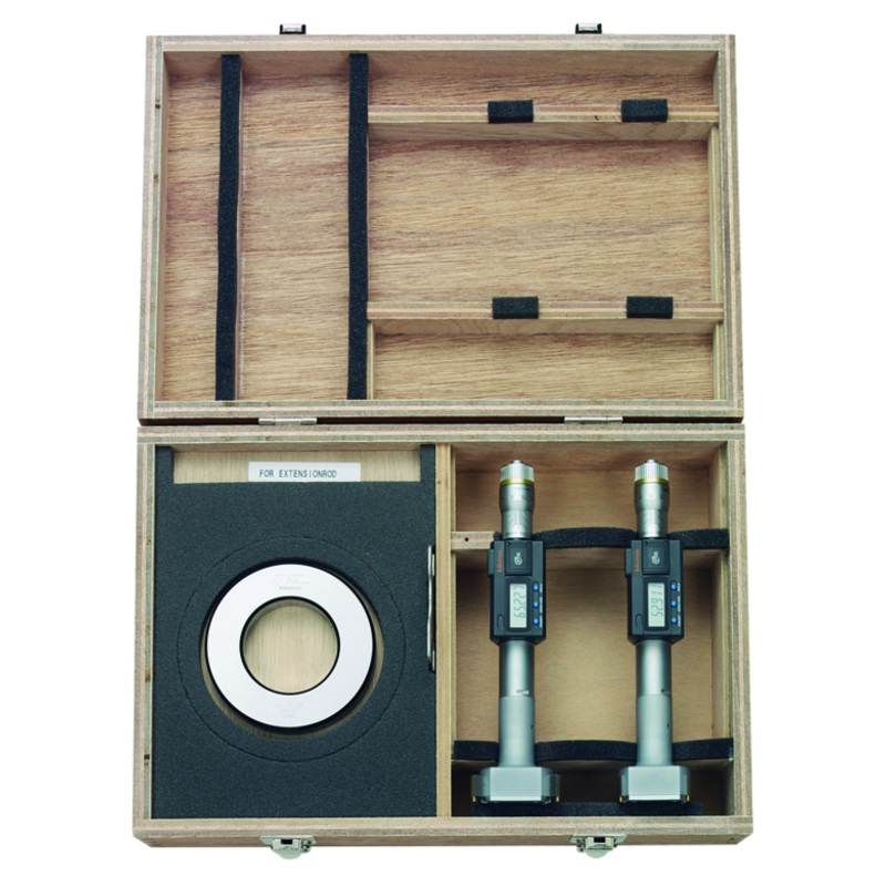 Mitutoyo Digital 3-Point Internal Micrometer Set 50-75mm, Complete Unit, IP65, 468-984