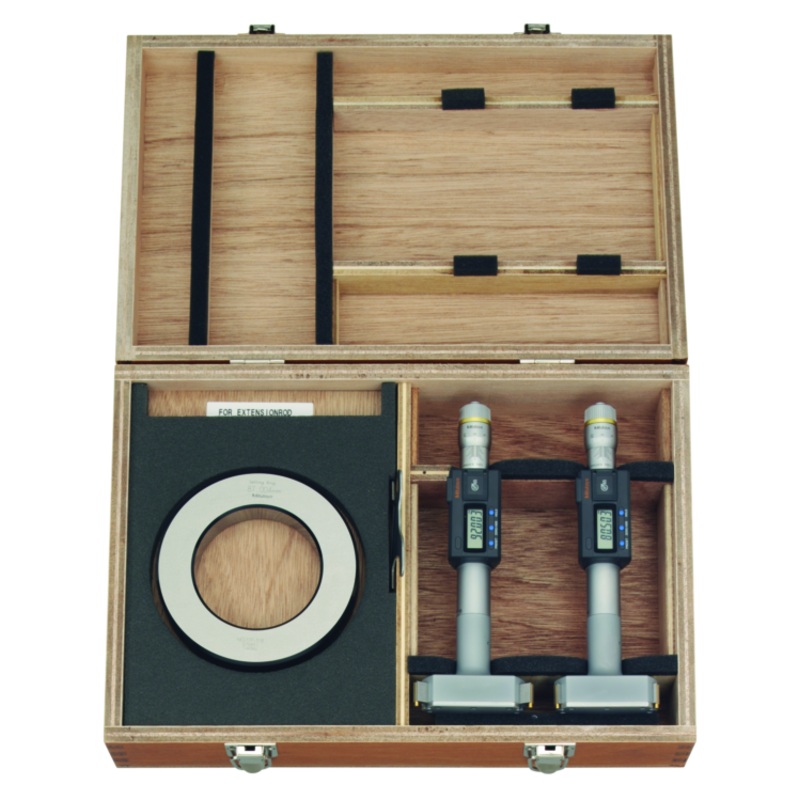 Mitutoyo Digital 3-Point Internal Micrometer Set 75-100mm, Complete Unit, IP65, 468-985