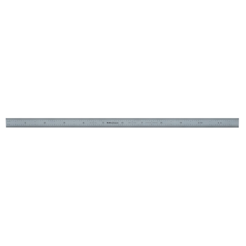 Steel Rule, Fully-Flexible Rule 300mm/12, Metric/Inch 182-226