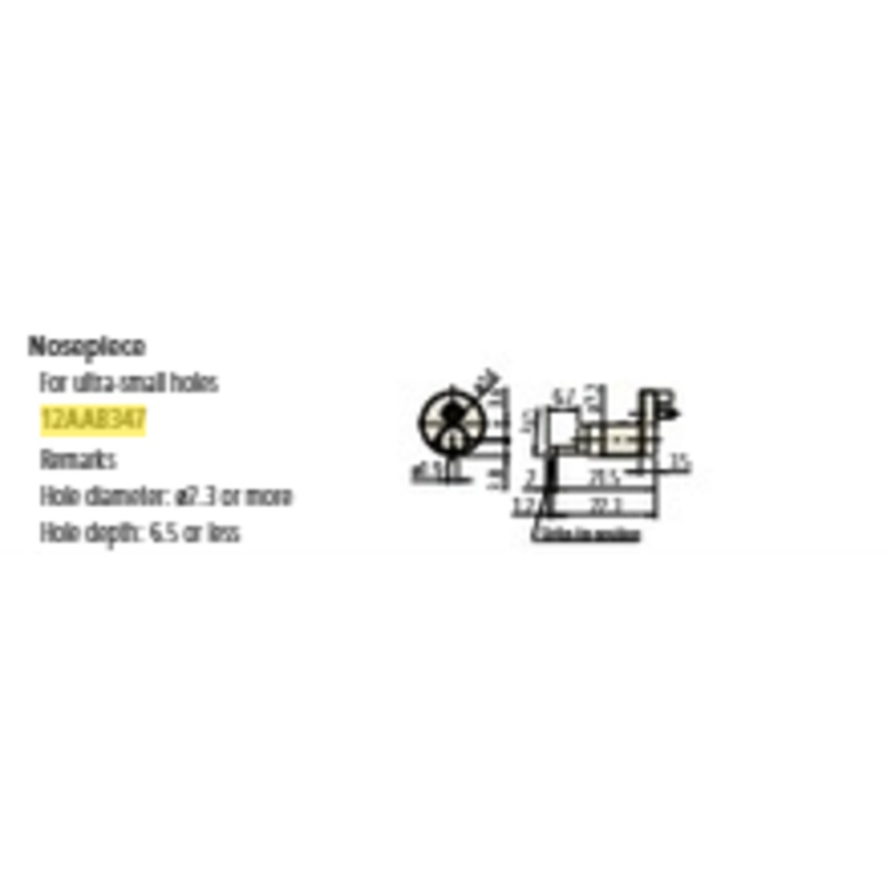 Extra-small hole nosepiece for Surftest SJ-410, SJ-500 12AAB347