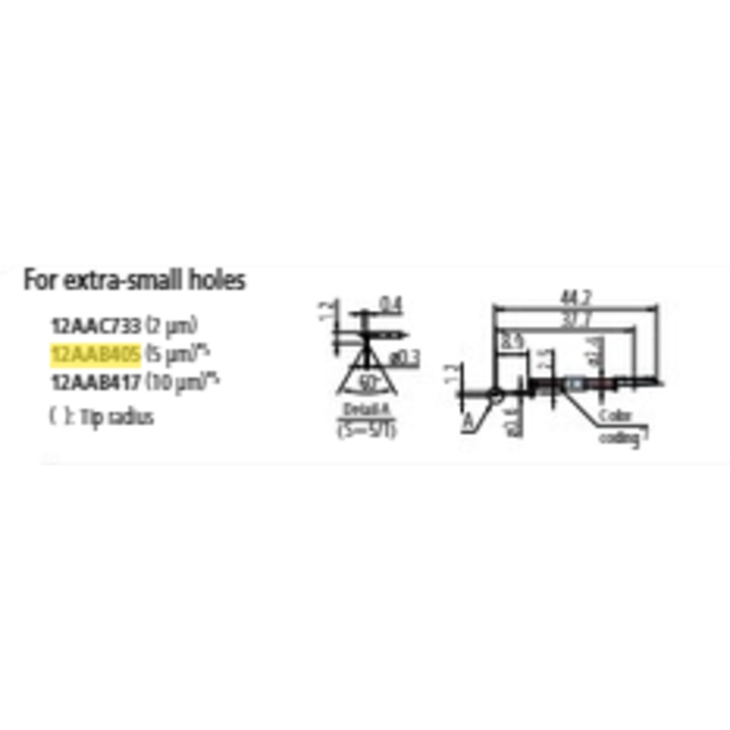 Extra small hole stylus – R5m; 90 for Surftest; Formtracer SV-C 12AAB405