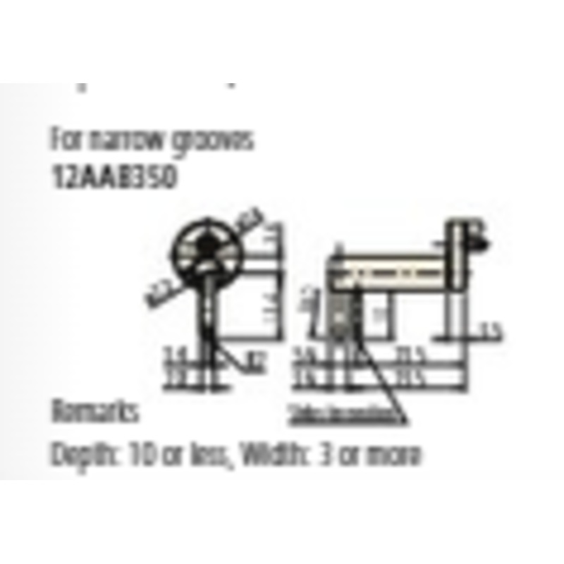 Nosepiece Narrow Groove 12AAB350