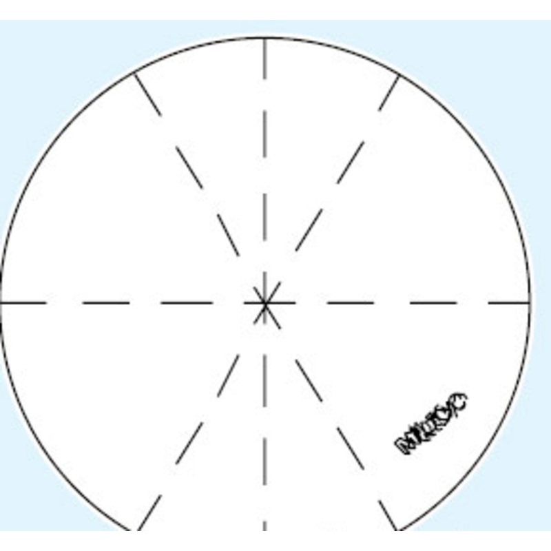 Reticle for MF Gen. B Cross-hair and 60 Broken Lines 12AAG840