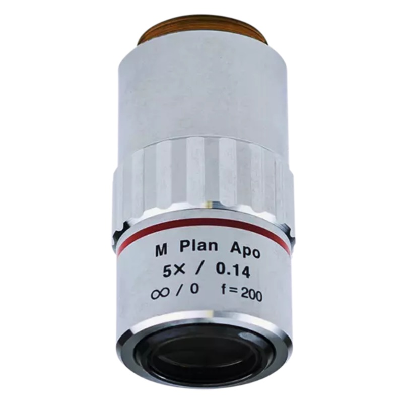 378-802-12 M Plan Apo 5x Objective for bright-field observation in visible range