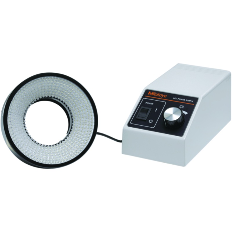 Mitutoyo 172-502 LED CIRCULAR ILLUMINATOR (PJ-PLUS) for 10x and 20x + adapter 12AAX044, w/o power cord