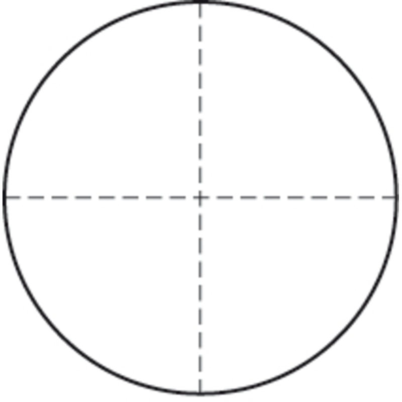 Reticle for TM 90 Broken Cross-hair 176-126