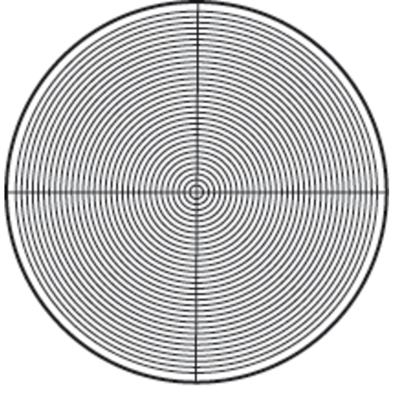 Reticle for TM Concentric Circles (4 mm, P=0,05 mm) 176-111