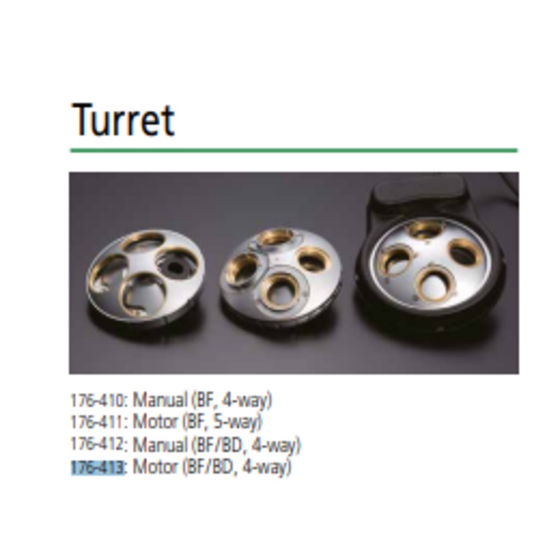 Turret for Hyper MF-U Motorized (BD), 4 Pos. 176-413